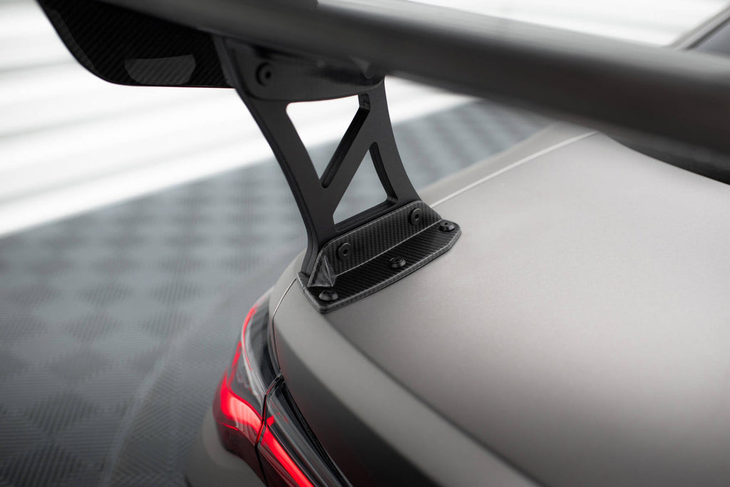 MAXTON DESIGN Carbon Spoiler With External Brackets Uprights BMW M4 G82 / M440i G22 / 4 M-Pack G22