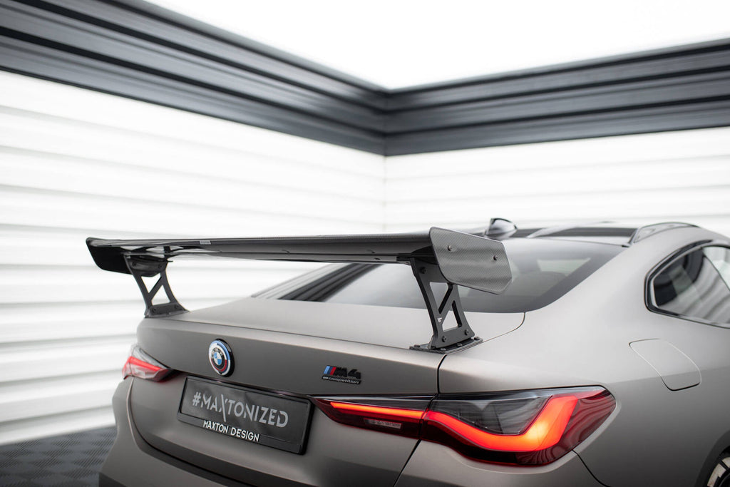 MAXTON DESIGN Carbon Spoiler With External Brackets Uprights BMW M4 G82 / M440i G22 / 4 M-Pack G22