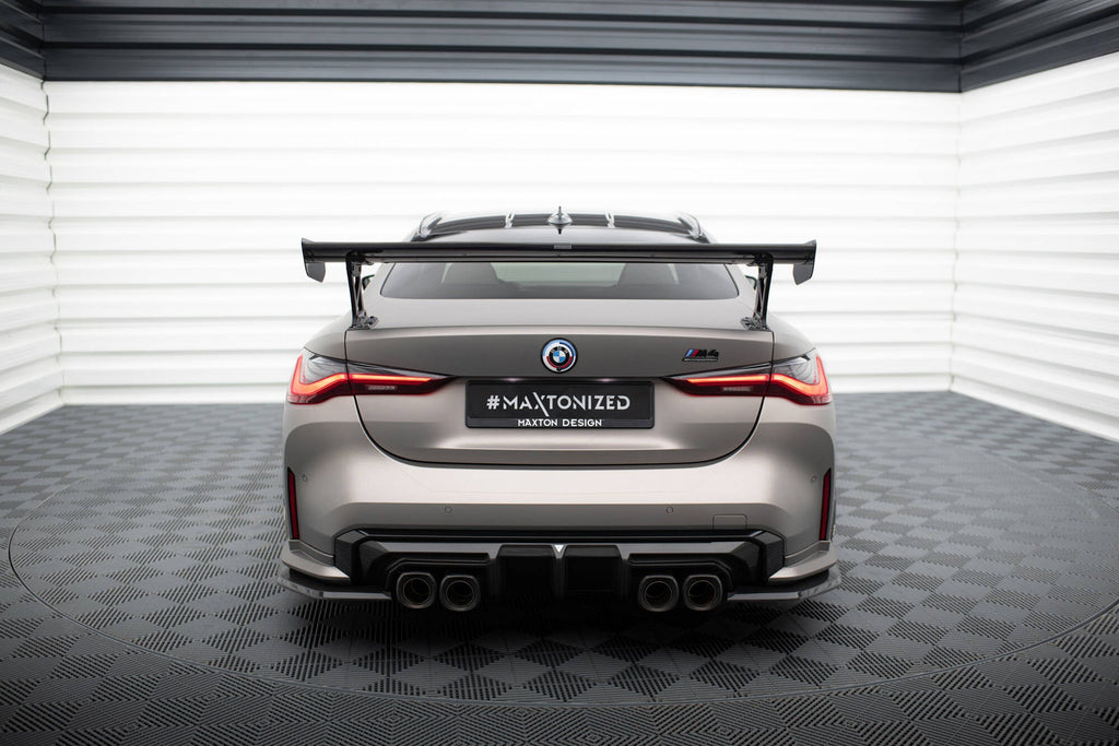 MAXTON DESIGN Carbon Spoiler With External Brackets Uprights BMW M4 G82 / M440i G22 / 4 M-Pack G22