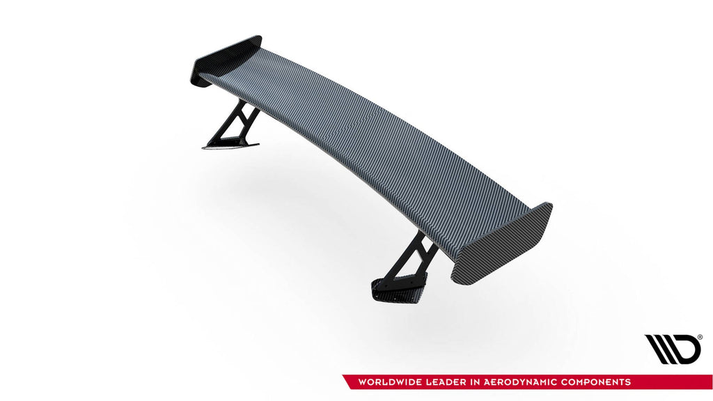 MAXTON DESIGN Carbon Spoiler With External Brackets Uprights + LED Toyota GR86