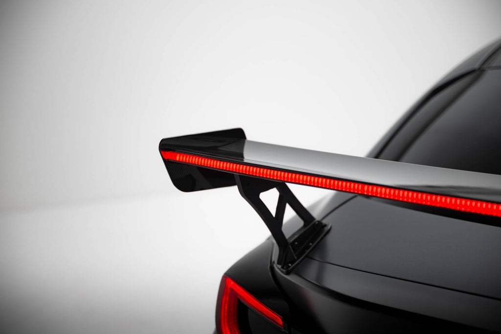 MAXTON DESIGN Carbon Spoiler With External Brackets Uprights + LED Toyota GR86