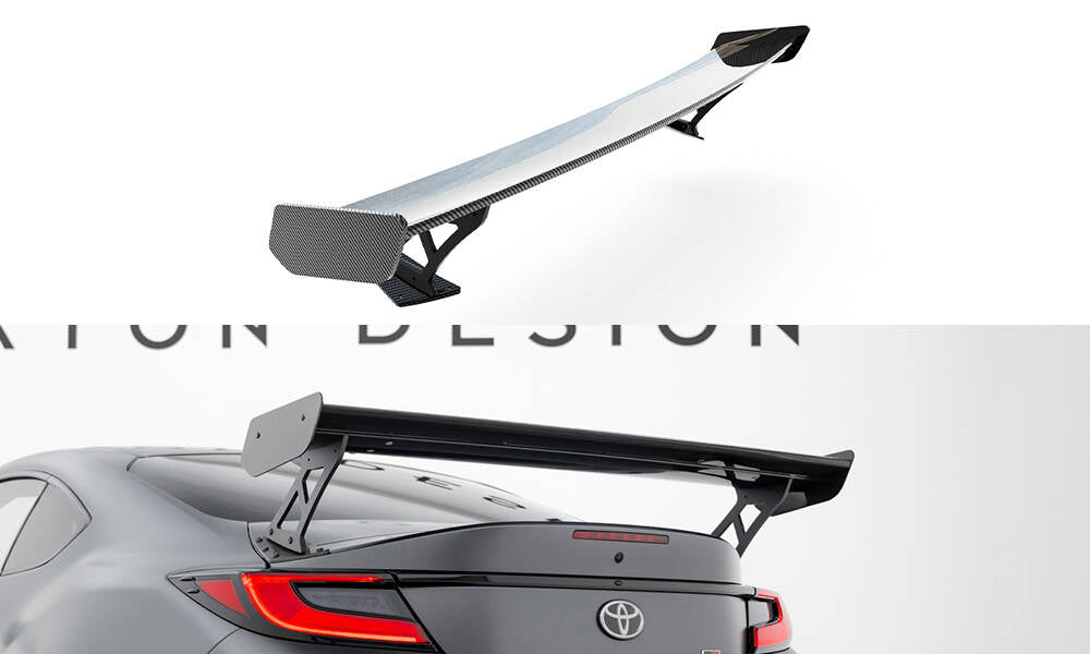 MAXTON DESIGN Carbon Spoiler With External Brackets Uprights Toyota GR86