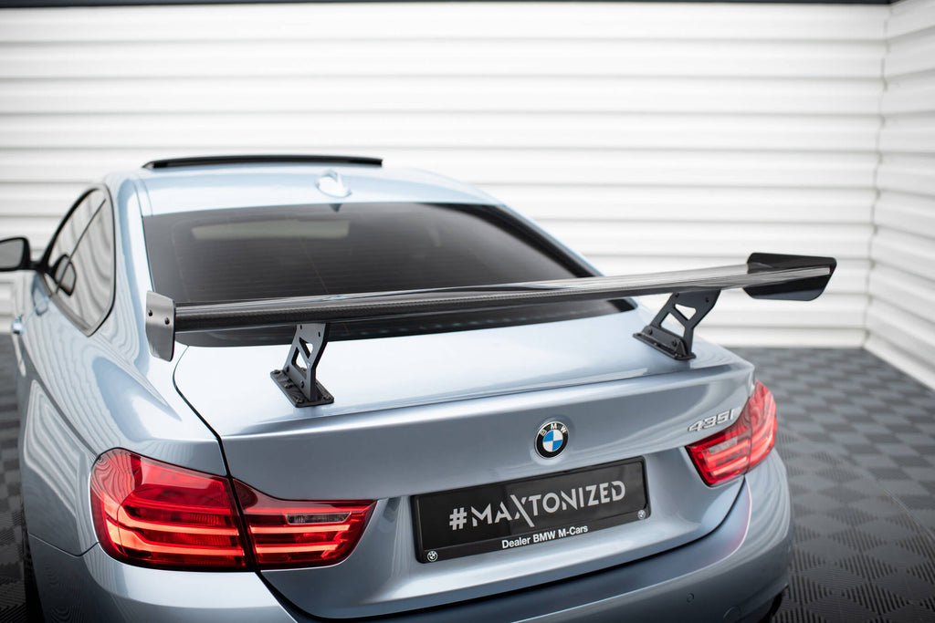 MAXTON DESIGN Carbon Spoiler With Internal Brackets Uprights BMW 4 F32 / 4 F32 M-Pack  Coupe