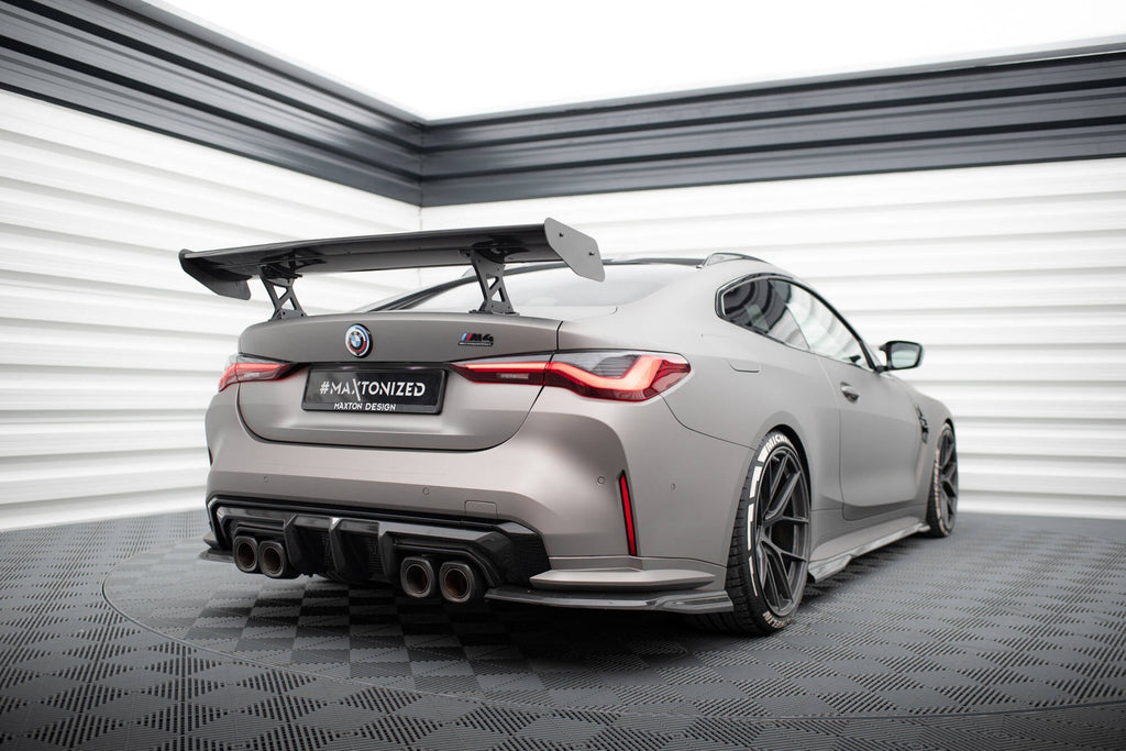 MAXTON DESIGN Carbon Spoiler With Internal Brackets Uprights BMW M4 G82 / M440i G22 / 4 M-Pack G22