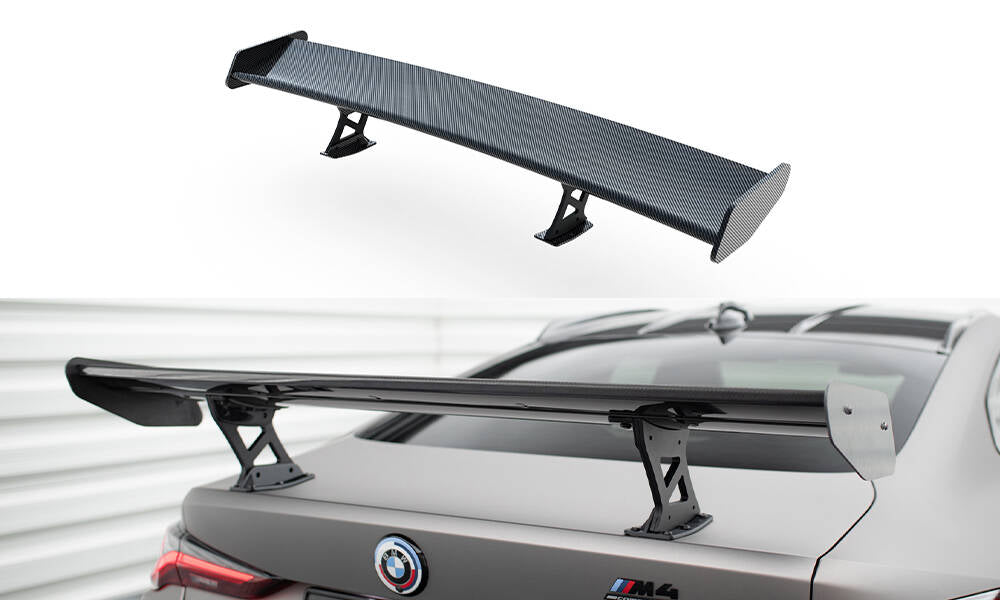 MAXTON DESIGN Carbon Spoiler With Internal Brackets Uprights BMW M4 G82 / M440i G22 / 4 M-Pack G22