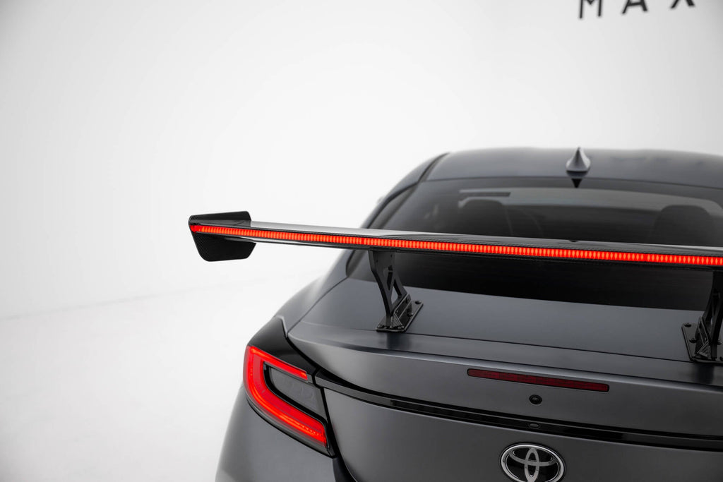 MAXTON DESIGN Carbon Spoiler With Internal Brackets Uprights + LED Toyota GR86