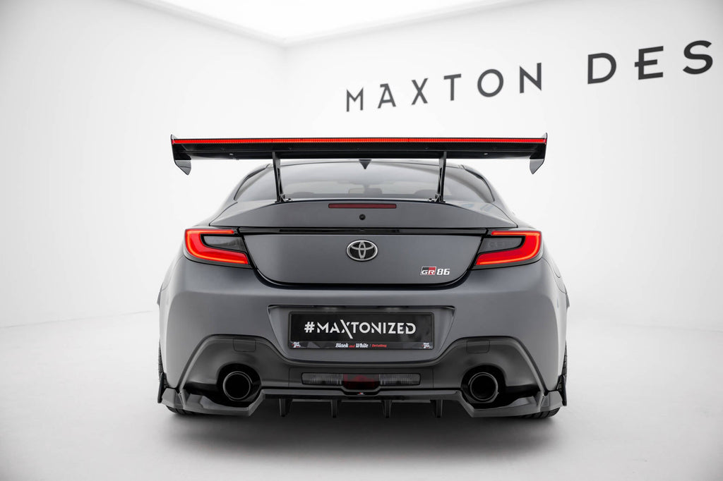 MAXTON DESIGN Carbon Spoiler With Internal Brackets Uprights + LED Toyota GR86
