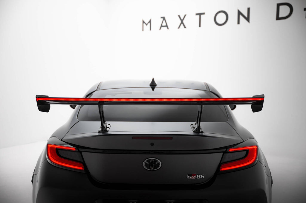 MAXTON DESIGN Carbon Spoiler With Internal Brackets Uprights + LED Toyota GR86