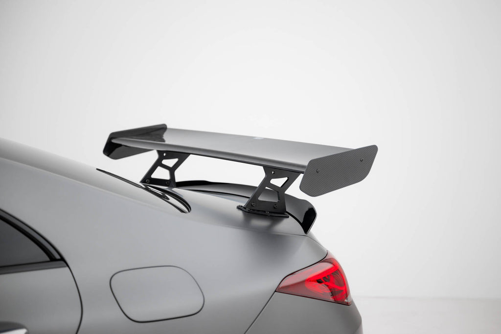 MAXTON DESIGN Carbon Spoiler With Internal Brackets Uprights Mercedes-Benz CLA Coupe C118