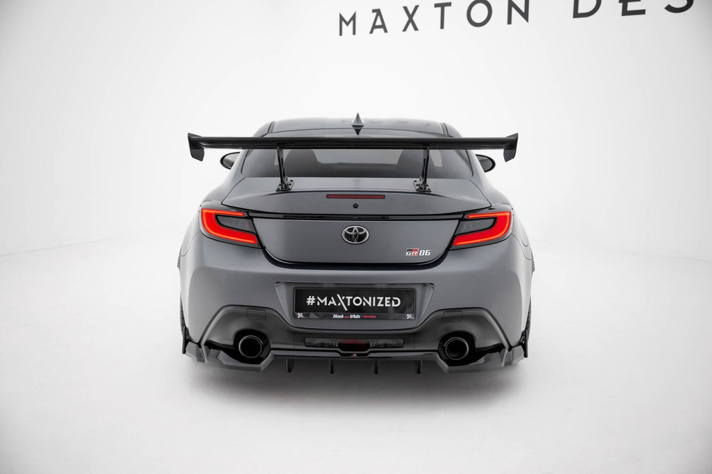 MAXTON DESIGN Carbon Spoiler With Internal Brackets Uprights Toyota GR86