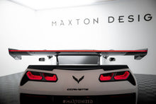 Load image into Gallery viewer, MAXTON DESIGN Carbon Spoiler With Upper Swan Mounting + LED Chevrolet Corvette Stingray / Grand Sport C7