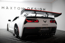 Load image into Gallery viewer, MAXTON DESIGN Carbon Spoiler With Upper Swan Mounting + LED Chevrolet Corvette Stingray / Grand Sport C7