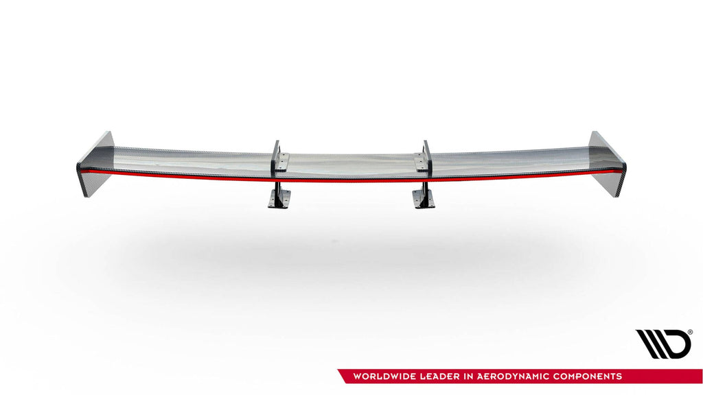 MAXTON DESIGN CARBON SPOILER WITH UPPER SWAN MOUNTING + LED TOYOTA SUPRA MK5