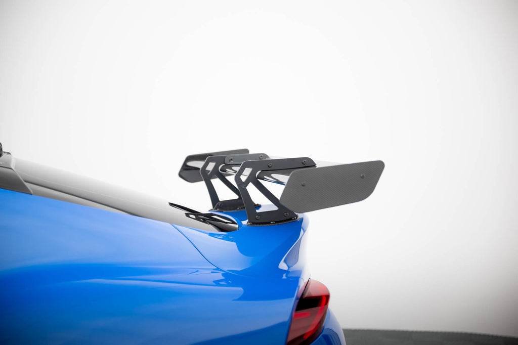 MAXTON DESIGN CARBON SPOILER WITH UPPER SWAN MOUNTING + LED TOYOTA SUPRA MK5