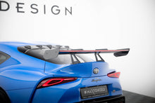 Load image into Gallery viewer, MAXTON DESIGN CARBON SPOILER WITH UPPER SWAN MOUNTING + LED TOYOTA SUPRA MK5