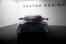 Load image into Gallery viewer, MAXTON DESIGN CARBON SPOILER WITH UPPER SWAN MOUNTING + LED TOYOTA SUPRA MK5