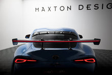 Load image into Gallery viewer, MAXTON DESIGN CARBON SPOILER WITH UPPER SWAN MOUNTING + LED TOYOTA SUPRA MK5