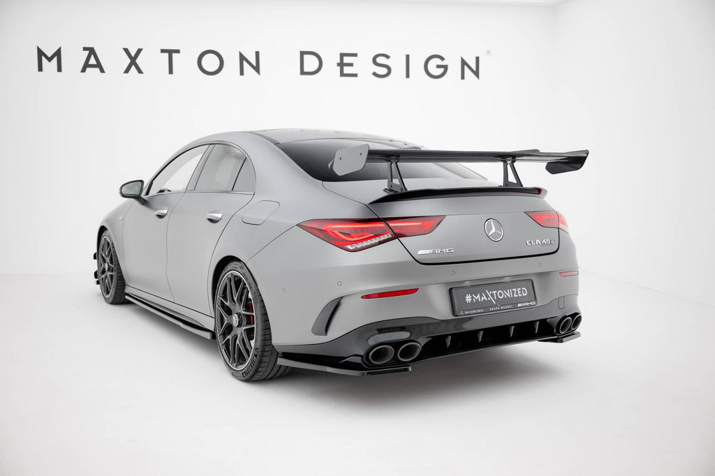 MAXTON DESIGN Carbon Spoiler With Upper Swan Mounting Mercedes-Benz CLA Coupe C118