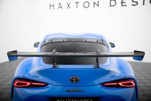 Load image into Gallery viewer, MAXTON DESIGN CARBON SPOILER WITH UPPER SWAN MOUNTING TOYOTA SUPRA MK5