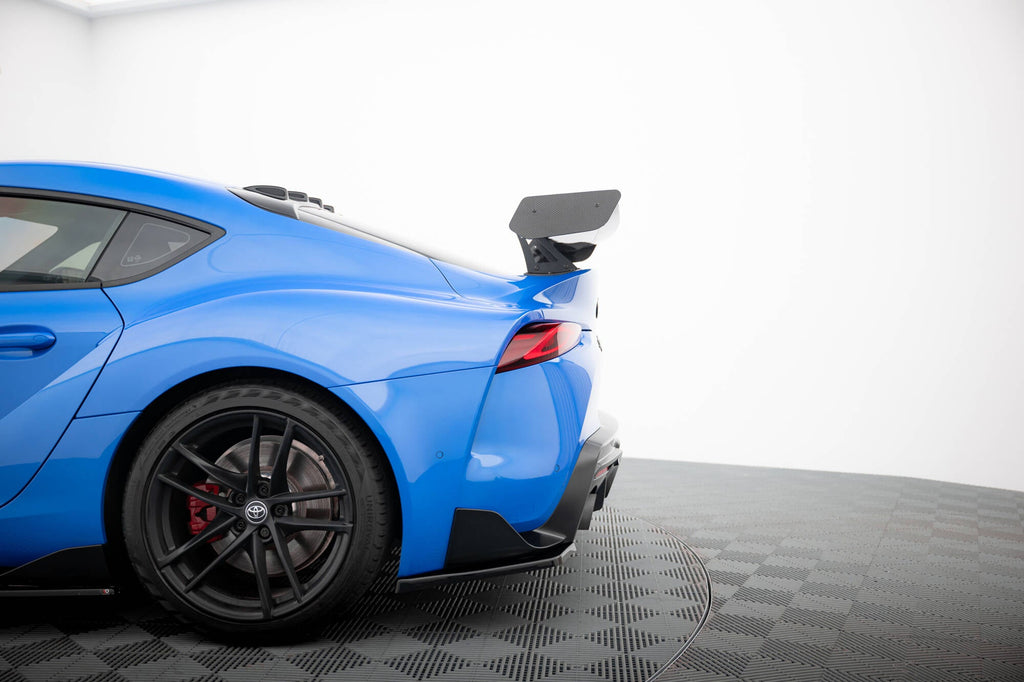 MAXTON DESIGN CARBON SPOILER WITH UPPER SWAN MOUNTING TOYOTA SUPRA MK5