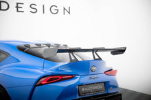 Load image into Gallery viewer, MAXTON DESIGN CARBON SPOILER WITH UPPER SWAN MOUNTING TOYOTA SUPRA MK5