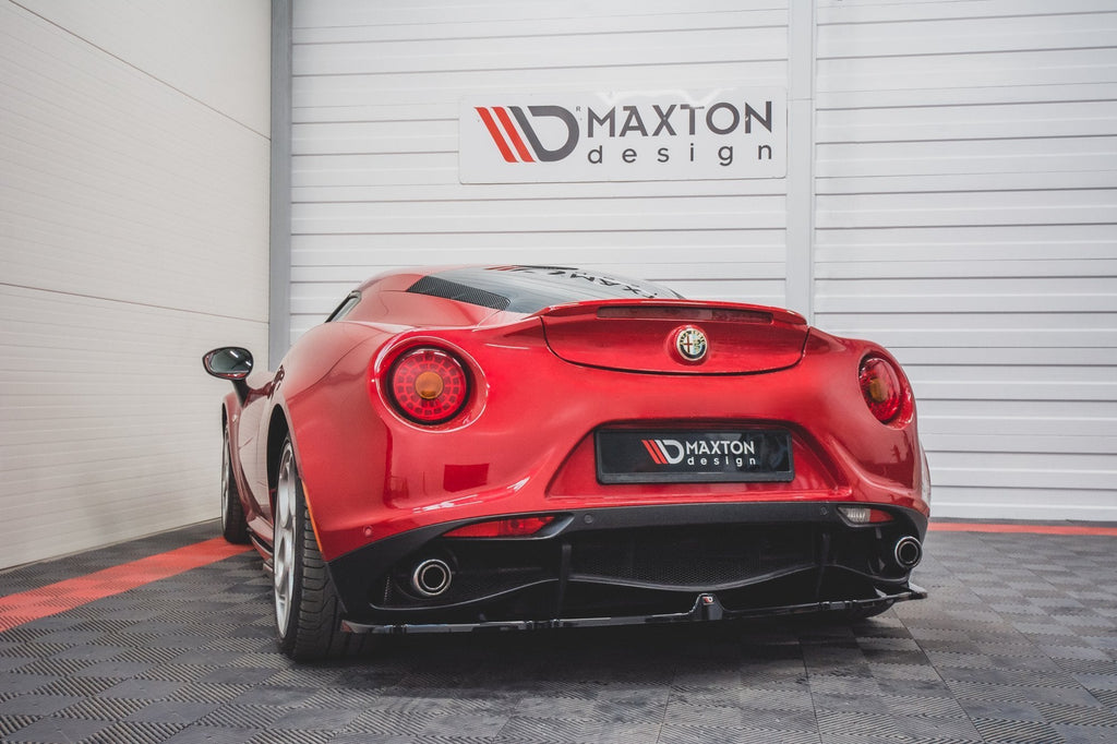 MAXTON DESIGN CENTRAL REAR SPLITTER ALFA ROMEO 4C