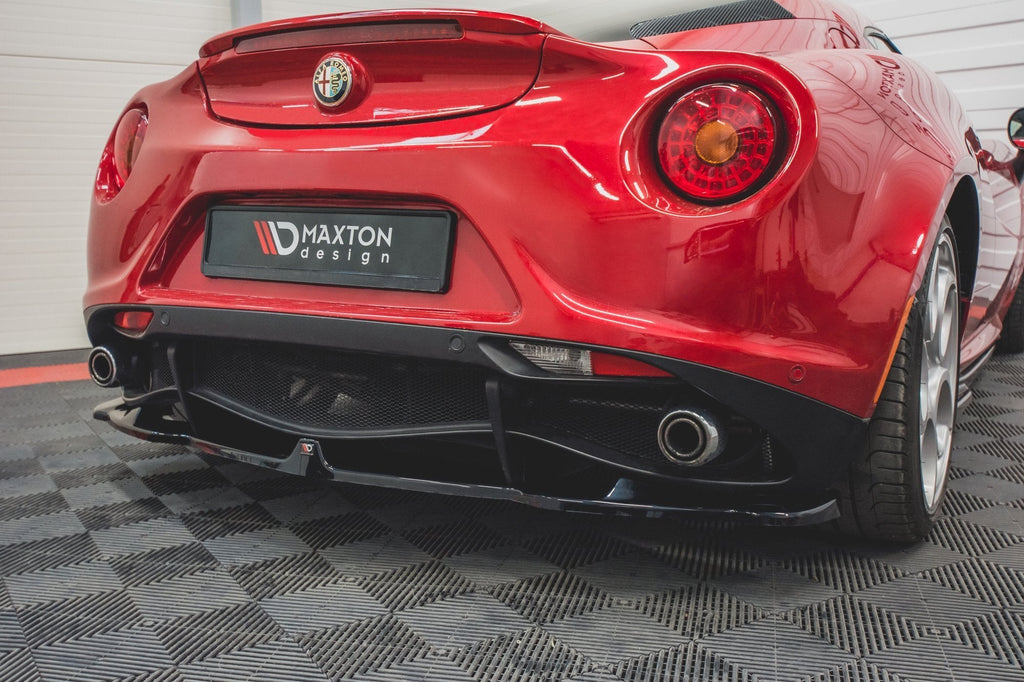 MAXTON DESIGN CENTRAL REAR SPLITTER ALFA ROMEO 4C