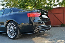 Load image into Gallery viewer, MAXTON DESIGN CENTRAL REAR SPLITTER AUDI A5 S-LINE 8T COUPE / SPORTBACK (WITH A VERTICAL BAR)