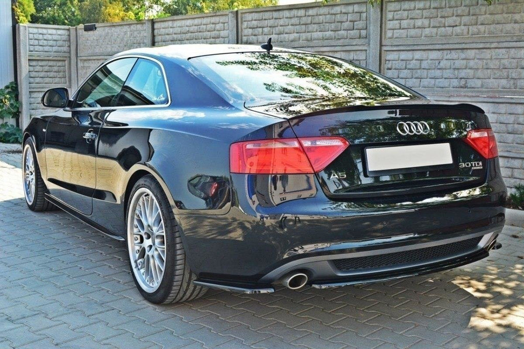 MAXTON DESIGN CENTRAL REAR SPLITTER AUDI A5 S-LINE 8T COUPE / SPORTBACK (WITHOUT A VERTICAL BAR)