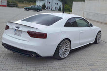 Load image into Gallery viewer, MAXTON DESIGN CENTRAL REAR SPLITTER AUDI A5 S-LINE 8T FL COUPE / SPORTBACK (WITH A VERTICAL BAR)