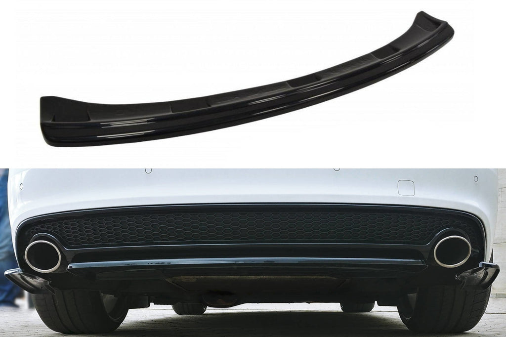 MAXTON DESIGN CENTRAL REAR SPLITTER AUDI A5 S-LINE 8T FL COUPE / SPORTBACK (WITHOUT VERTICAL BARS)