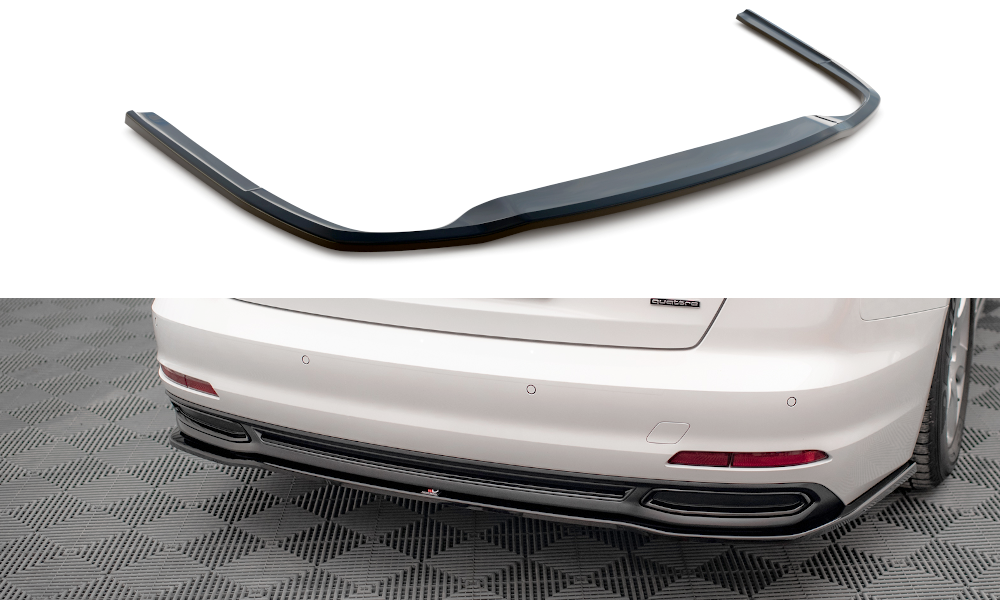 MAXTON DESIGN CENTRAL REAR SPLITTER AUDI A6 C8