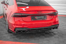 Load image into Gallery viewer, MAXTON DESIGN CENTRAL REAR SPLITTER AUDI S7 C8 S-LINE