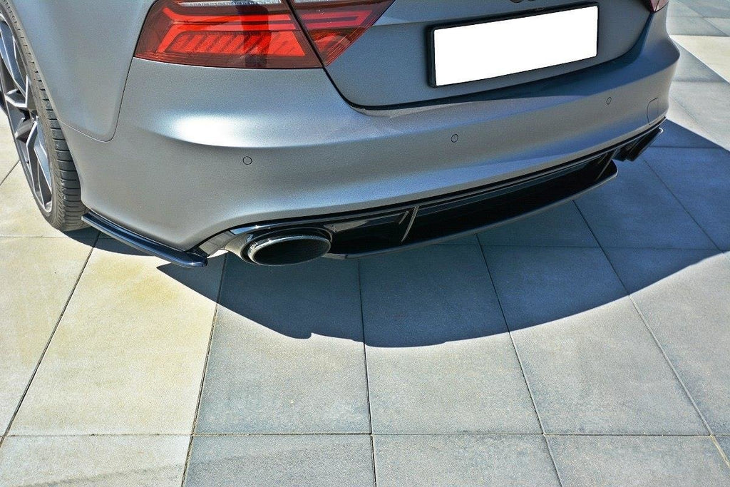 MAXTON DESIGN CENTRAL REAR SPLITTER AUDI RS7 C7 FL