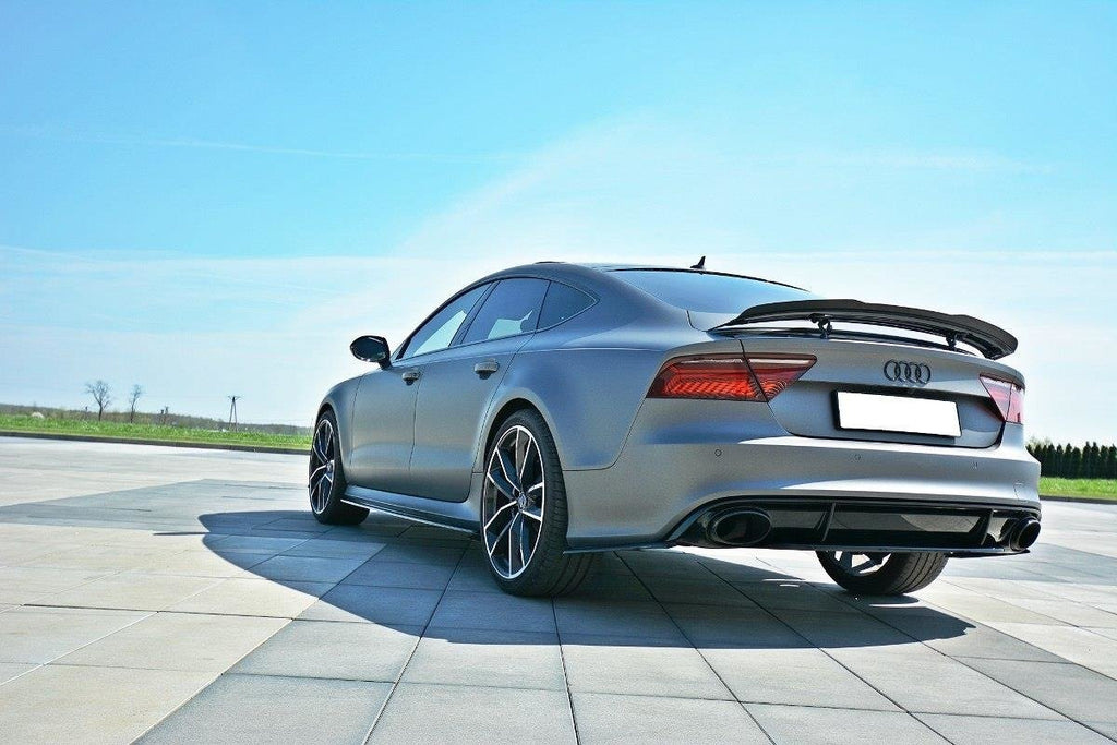 MAXTON DESIGN CENTRAL REAR SPLITTER AUDI RS7 C7 FL