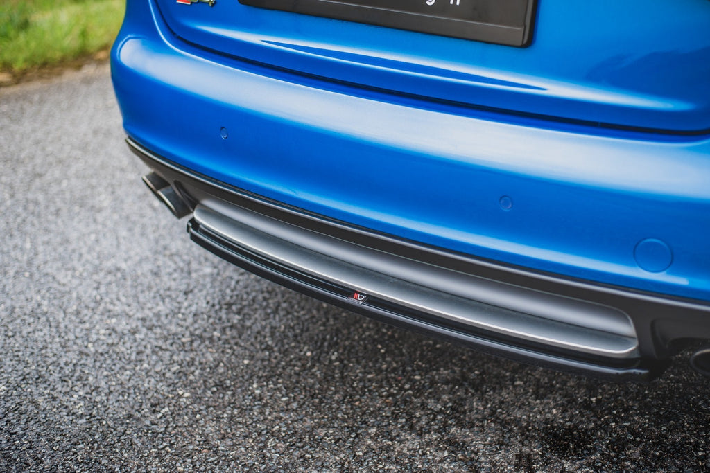 MAXTON DESIGN CENTRAL REAR SPLITTER AUDI S4 / A4 S-LINE B8 SEDAN