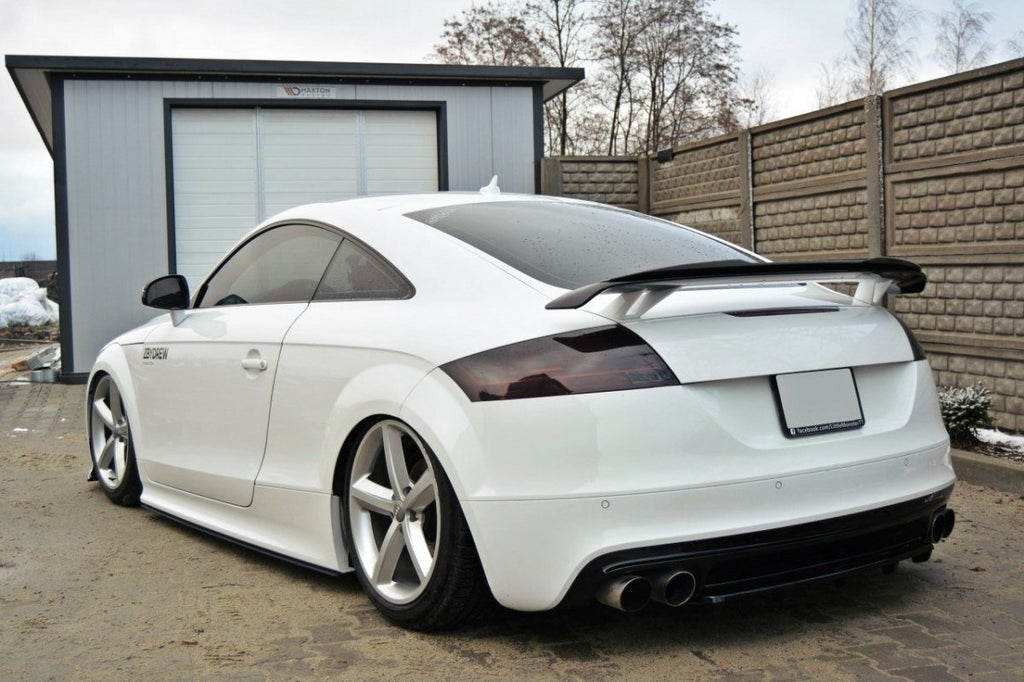 MAXTON DESIGN CENTRAL REAR SPLITTER AUDI TT S 8J (WITH A VERTICAL BAR)