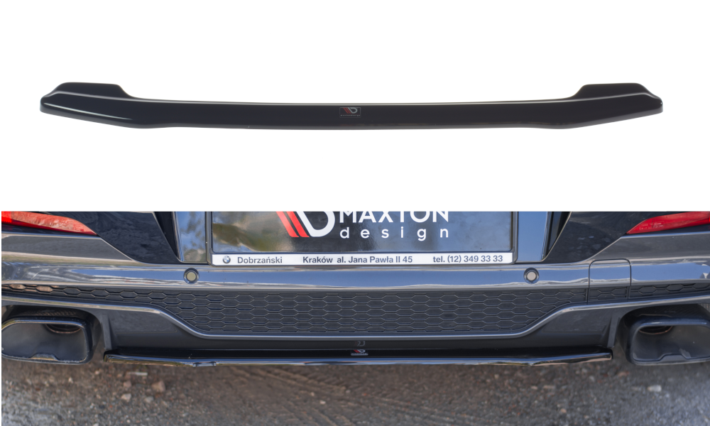 MAXTON DESIGN CENTRAL REAR SPLITTER BMW X4 M-PACK G02