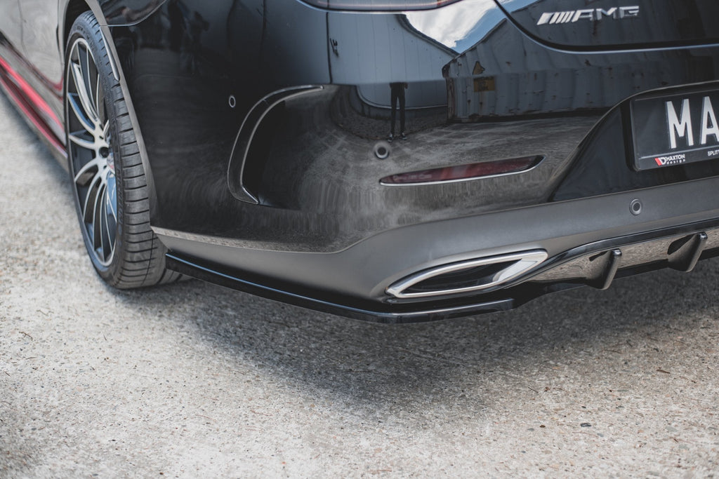 MAXTON DESIGN CENTRAL REAR SPLITTER MERCEDES-BENZ CLS AMG-LINE C257