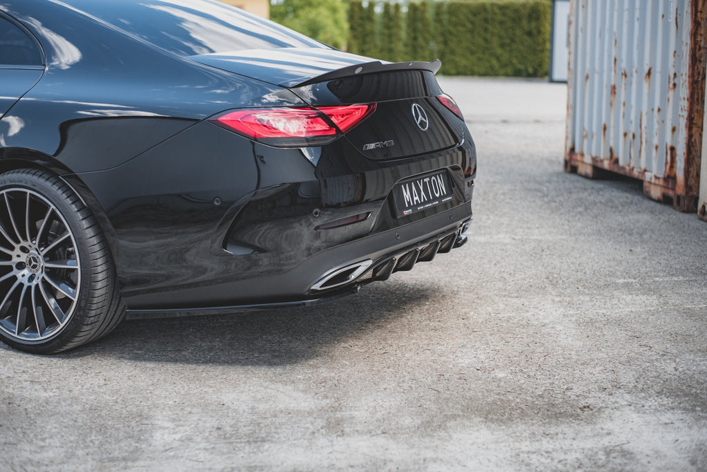 MAXTON DESIGN CENTRAL REAR SPLITTER MERCEDES-BENZ CLS AMG-LINE C257