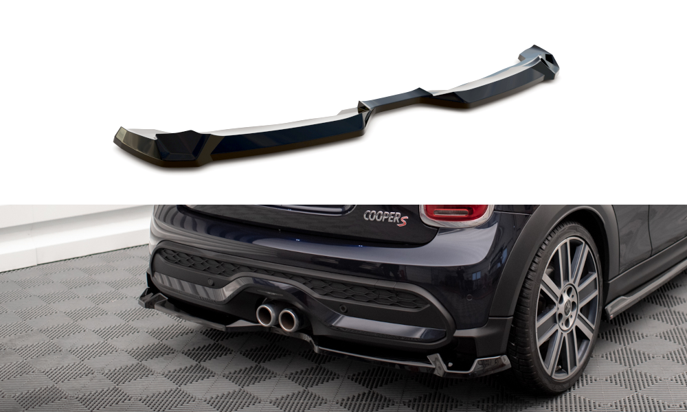 MAXTON DESIGN CENTRAL REAR SPLITTER MINI COOPER S F56 FACELIFT