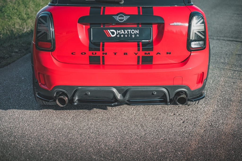 MAXTON DESIGN CENTRAL REAR SPLITTER MINI COUNTRYMAN MK2 F60 JCW