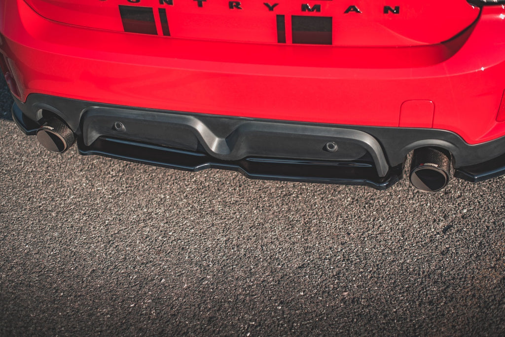 MAXTON DESIGN CENTRAL REAR SPLITTER MINI COUNTRYMAN MK2 F60 JCW