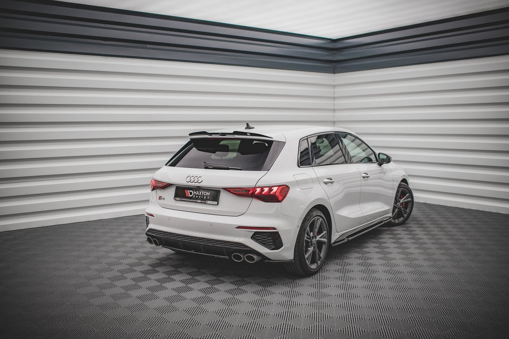MAXTON DESIGN CENTRAL REAR SPLITTER FOR AUDI S3 Sportback 8Y
