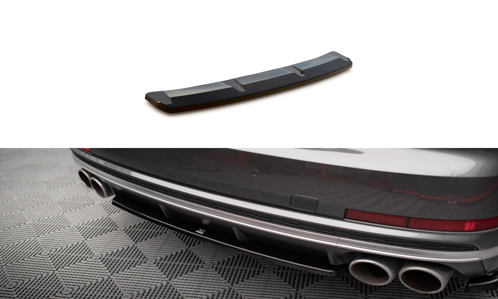 MAXTON DESIGN CENTRAL REAR SPLITTER FOR AUDI S8 D5