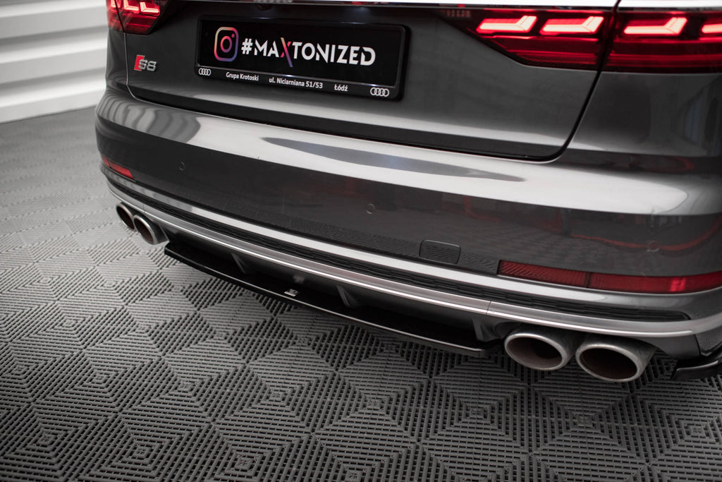 MAXTON DESIGN CENTRAL REAR SPLITTER FOR AUDI S8 D5