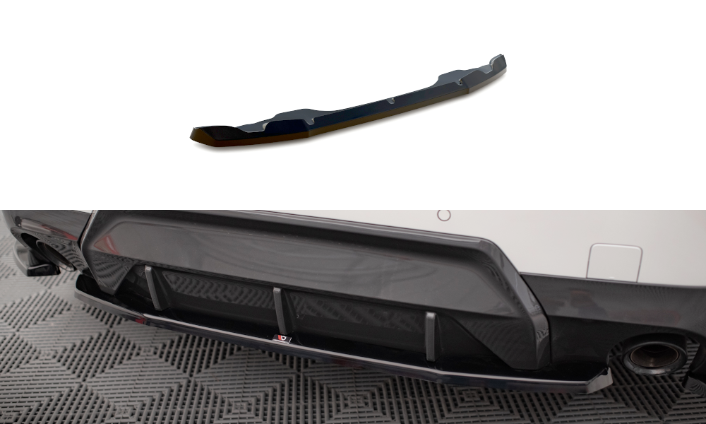 MAXTON DESIGN CENTRAL REAR SPLITTER FOR BMW 2 COUPE M-PACK G42