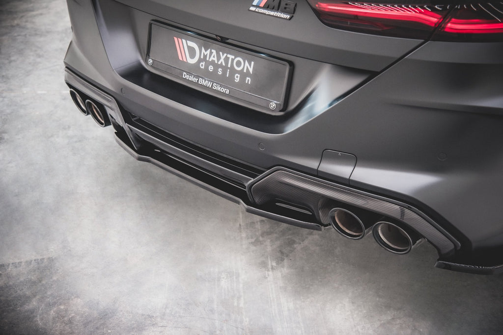 MAXTON DESIGN CENTRAL REAR SPLITTER FOR BMW M8 GRAN COUPE F93 / COUPE F92