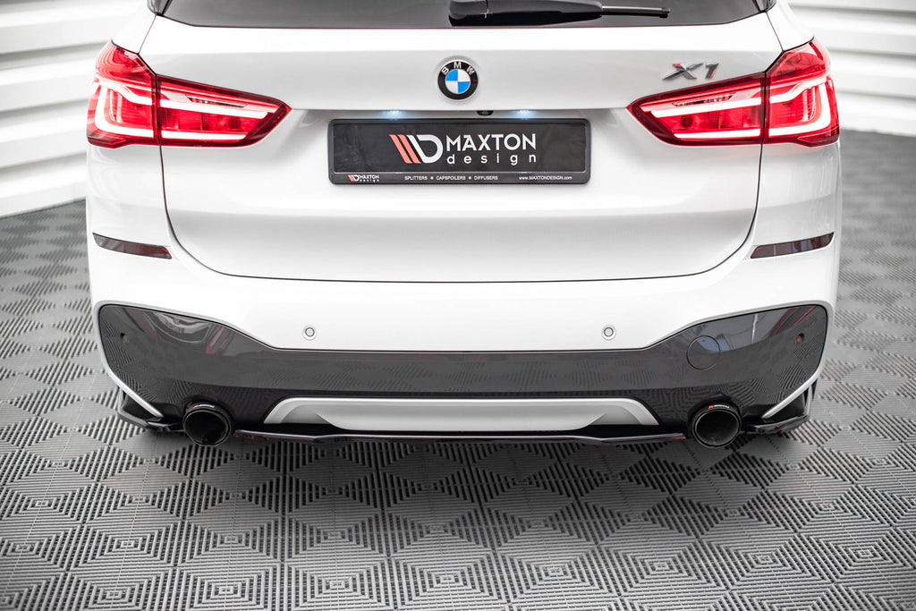 MAXTON DESIGN CENTRAL REAR SPLITTER FOR BMW X1 M-PACK F48