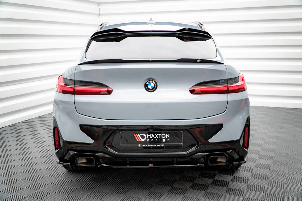 MAXTON DESIGN CENTRAL REAR SPLITTER FOR BMW X4 M-PACK G02 FACELIFT